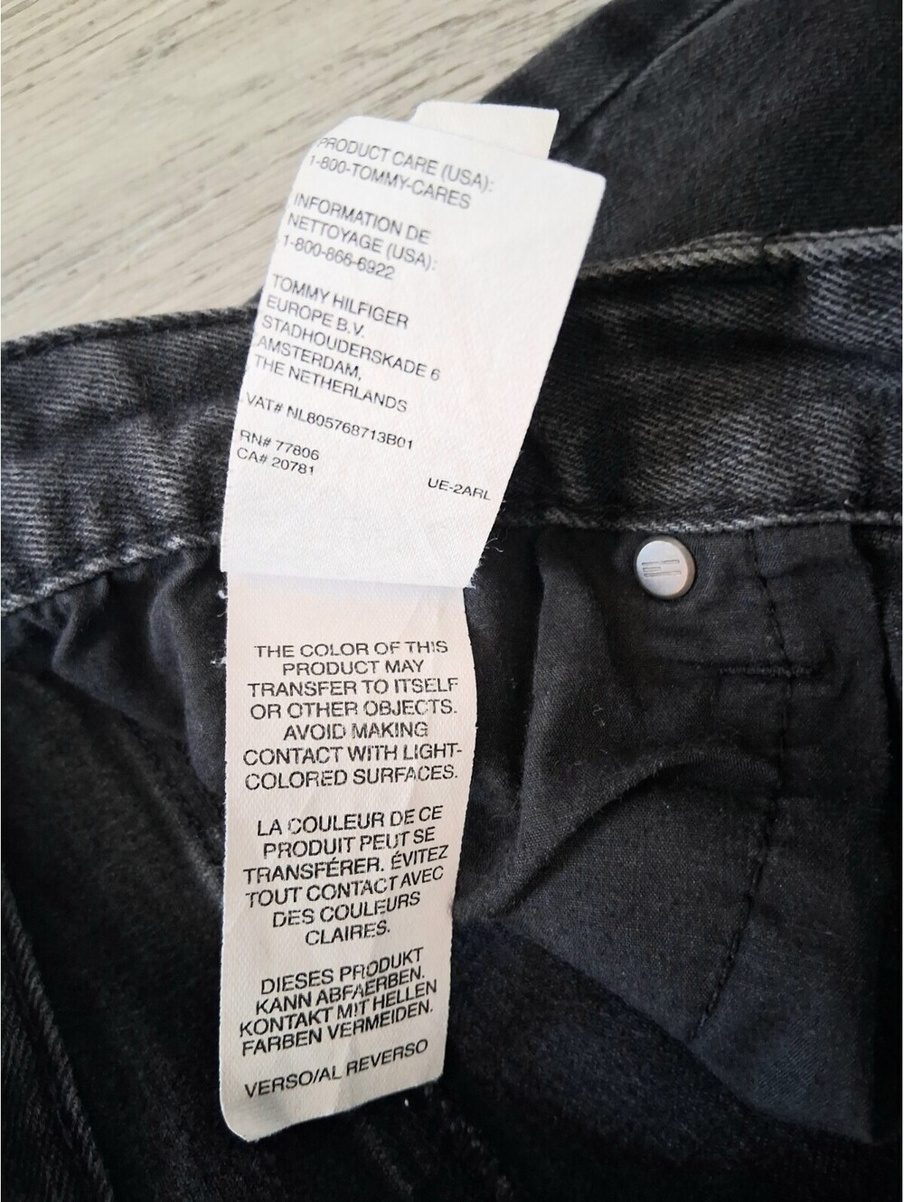 Tommy Hilfiger Women's Size 16, 33x27.5 Charcoal Black Denim Ankle Skinny Jeans - Picture 14 of 15